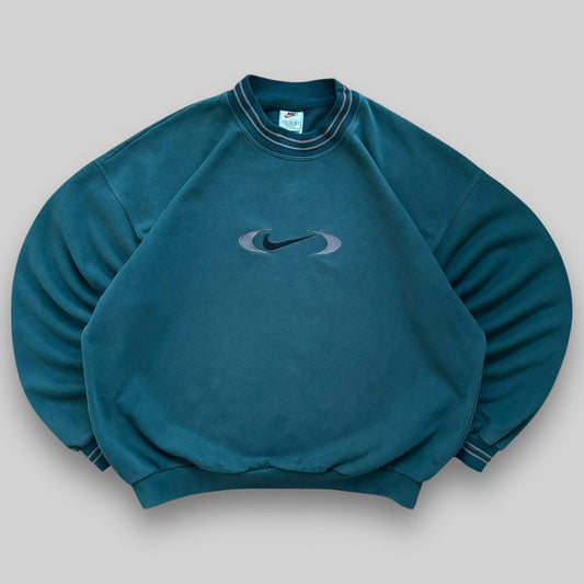 Vintage 90s Nike Centre Swoosh Sweatshirt (XL)