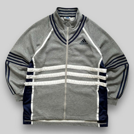 Vintage Adidas Spellout Zip Up Jumper (Large)