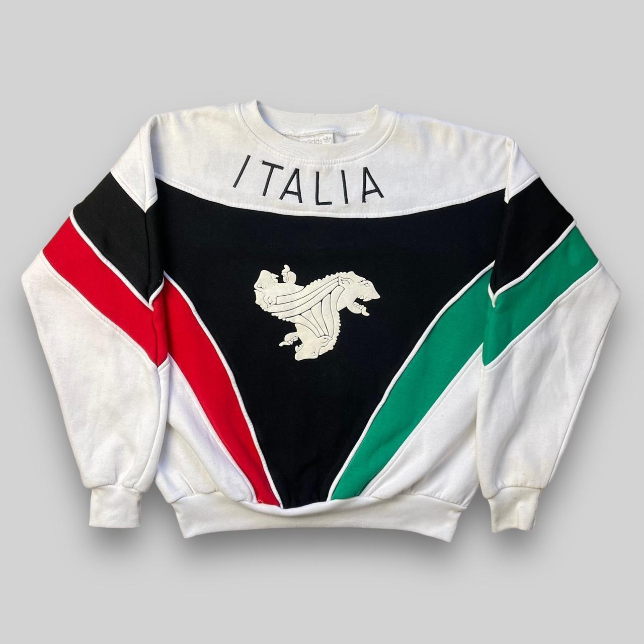 Vintage Adidas Italia 90 Coppa Del Mondo Sweatshirt (Medium)