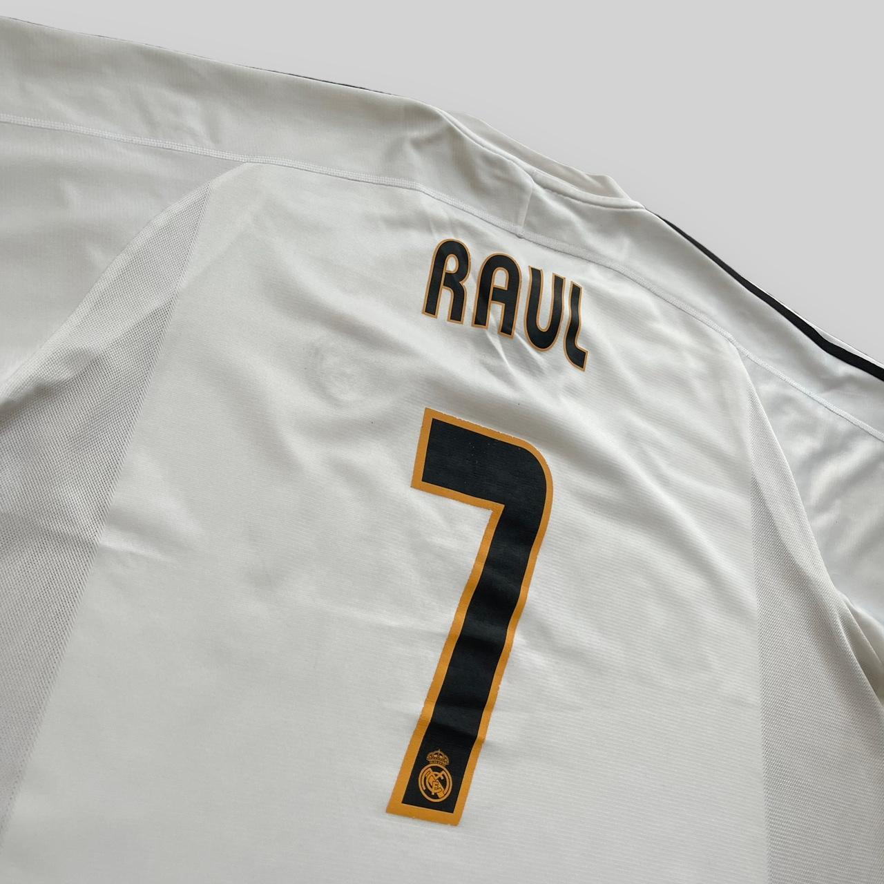 Vintage Adidas Real Madrid 2004-05 Raul Home Shirt (Large)