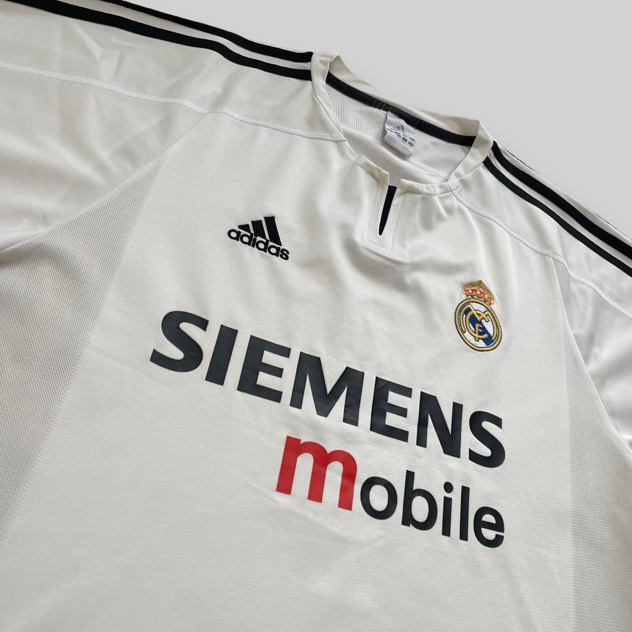 Vintage Adidas Real Madrid 2004-05 Raul Home Shirt (Large)