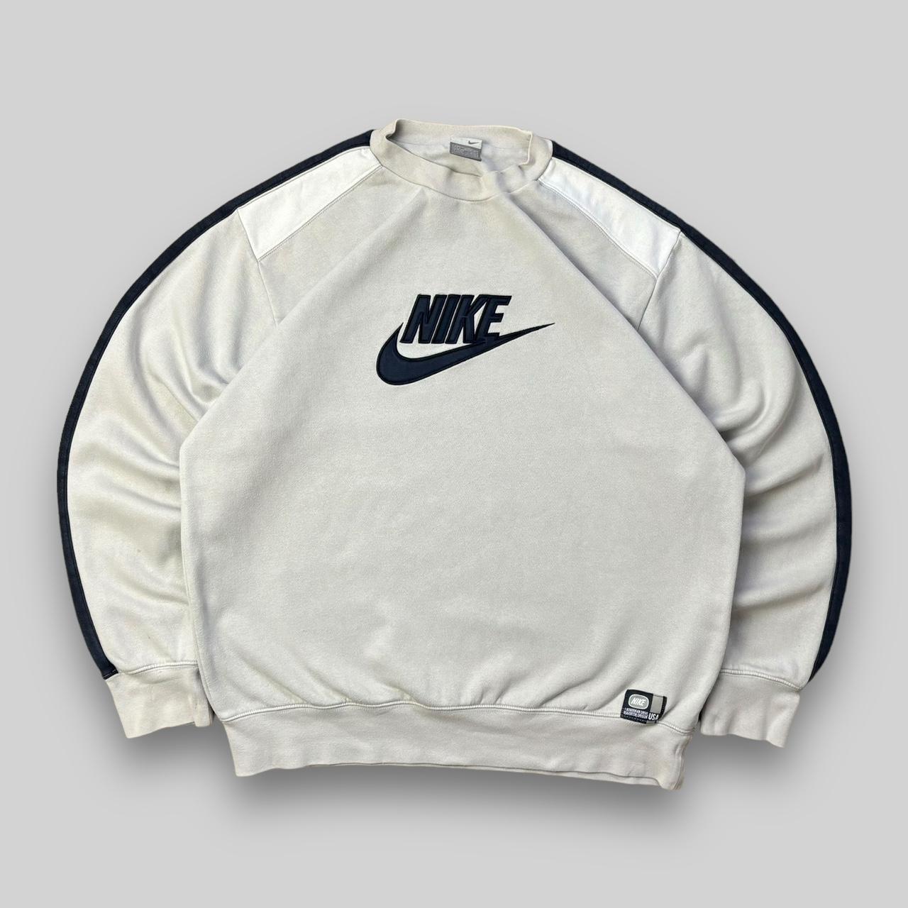 Vintage Nike Spellout Oversized Sweatshirt (Large)