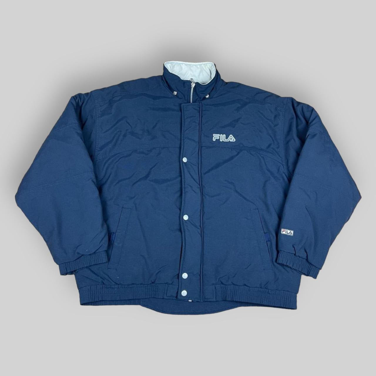 Vintage Fila Spellout Puffer Jacket