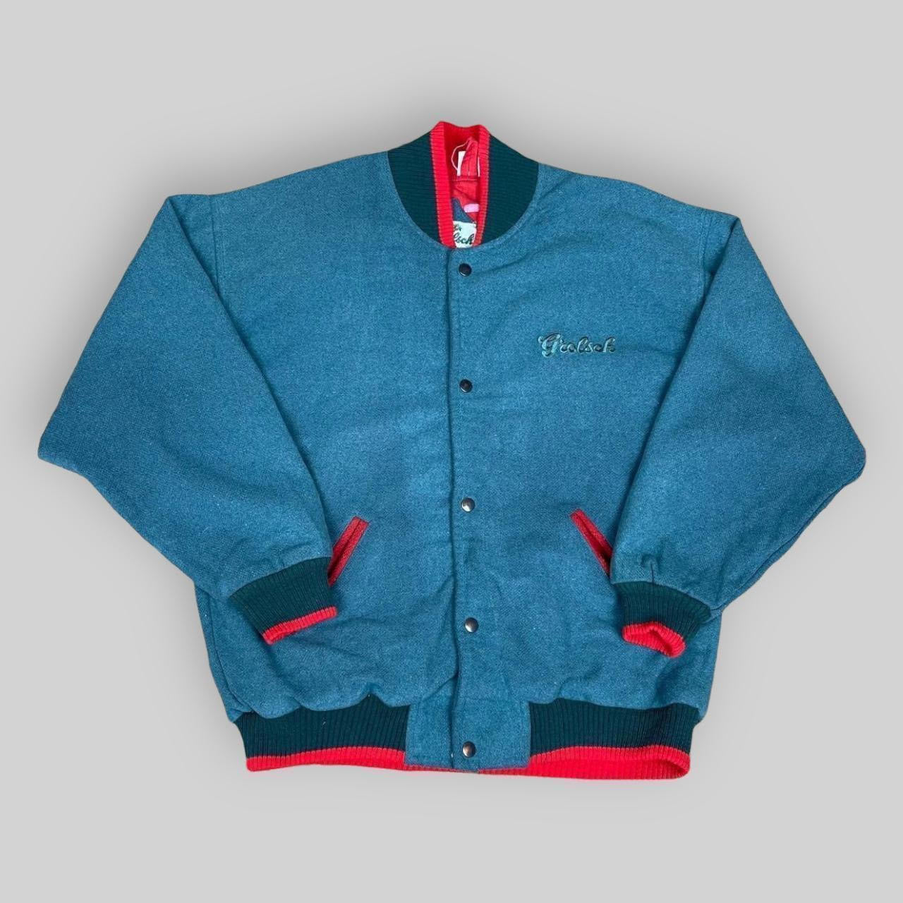 Vintage Grolsch Lager Bomber Jacket