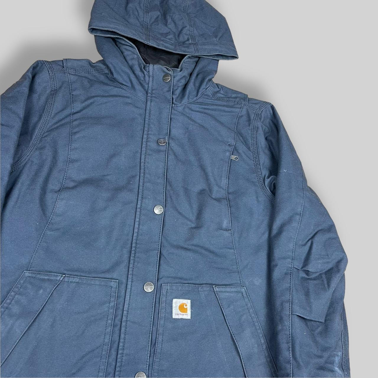 Vintage Carhartt Zip Up Hooded Jacket (XS)