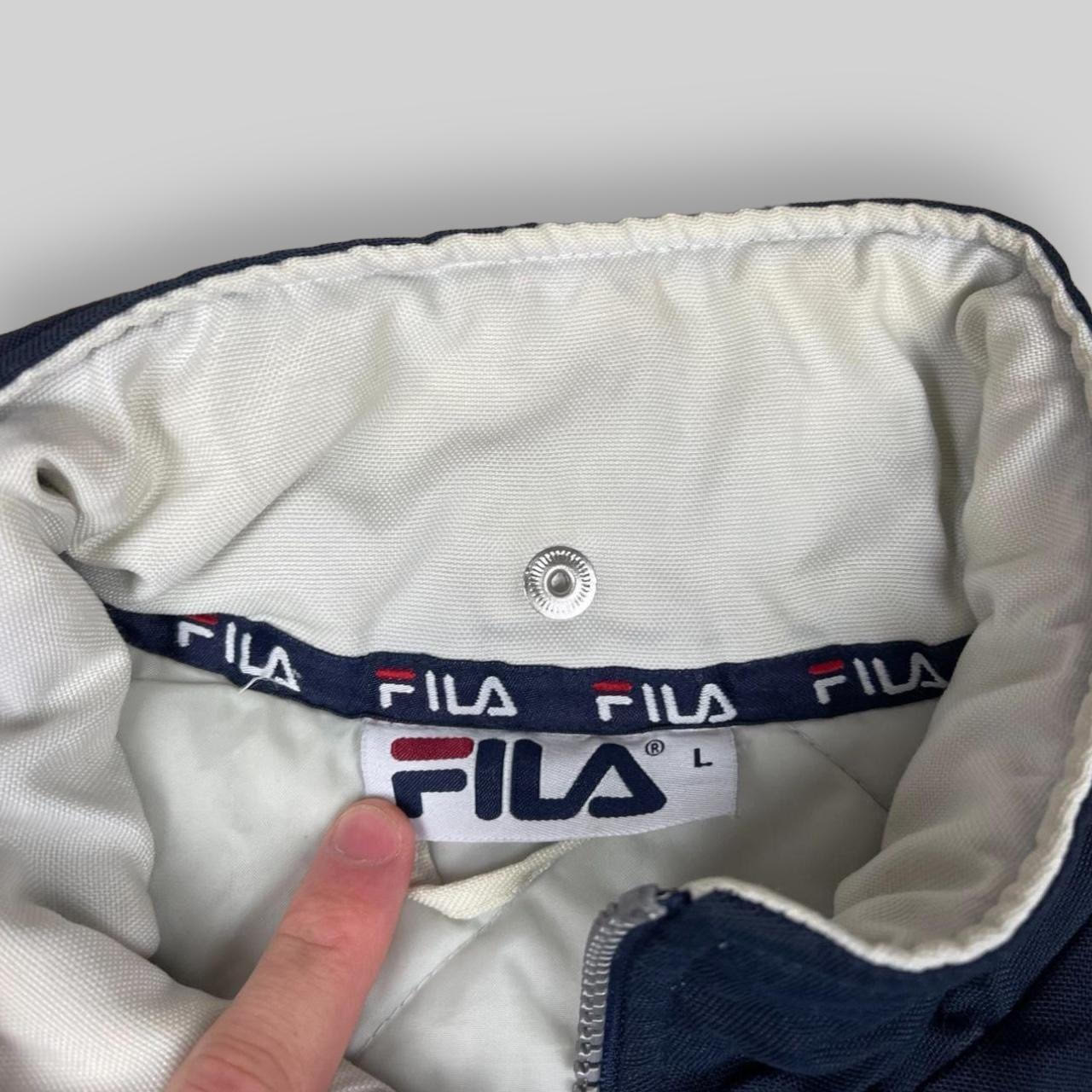 Vintage Fila Spellout Puffer Jacket