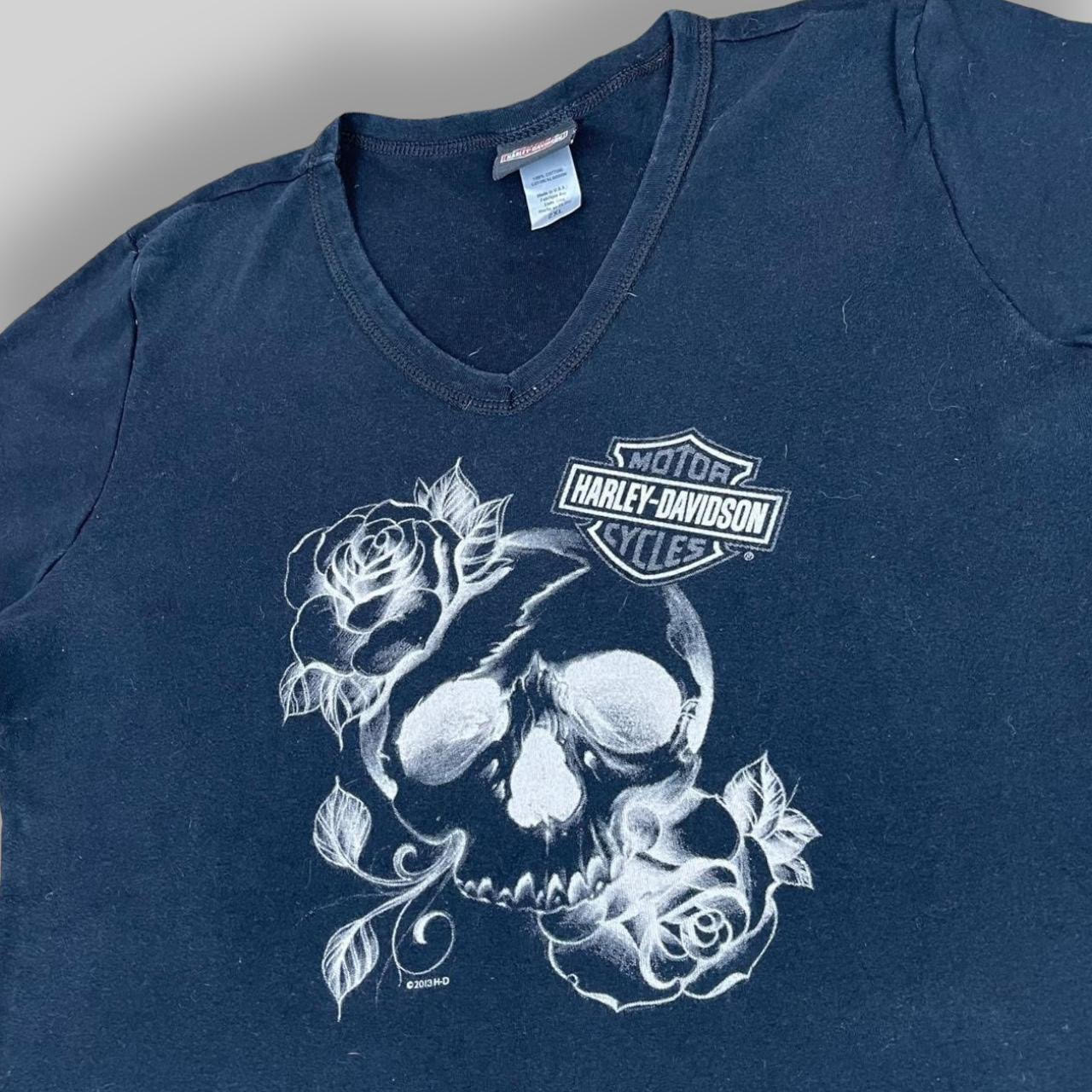 Women's Harley Davidson Graphic T Shirt (XXL)