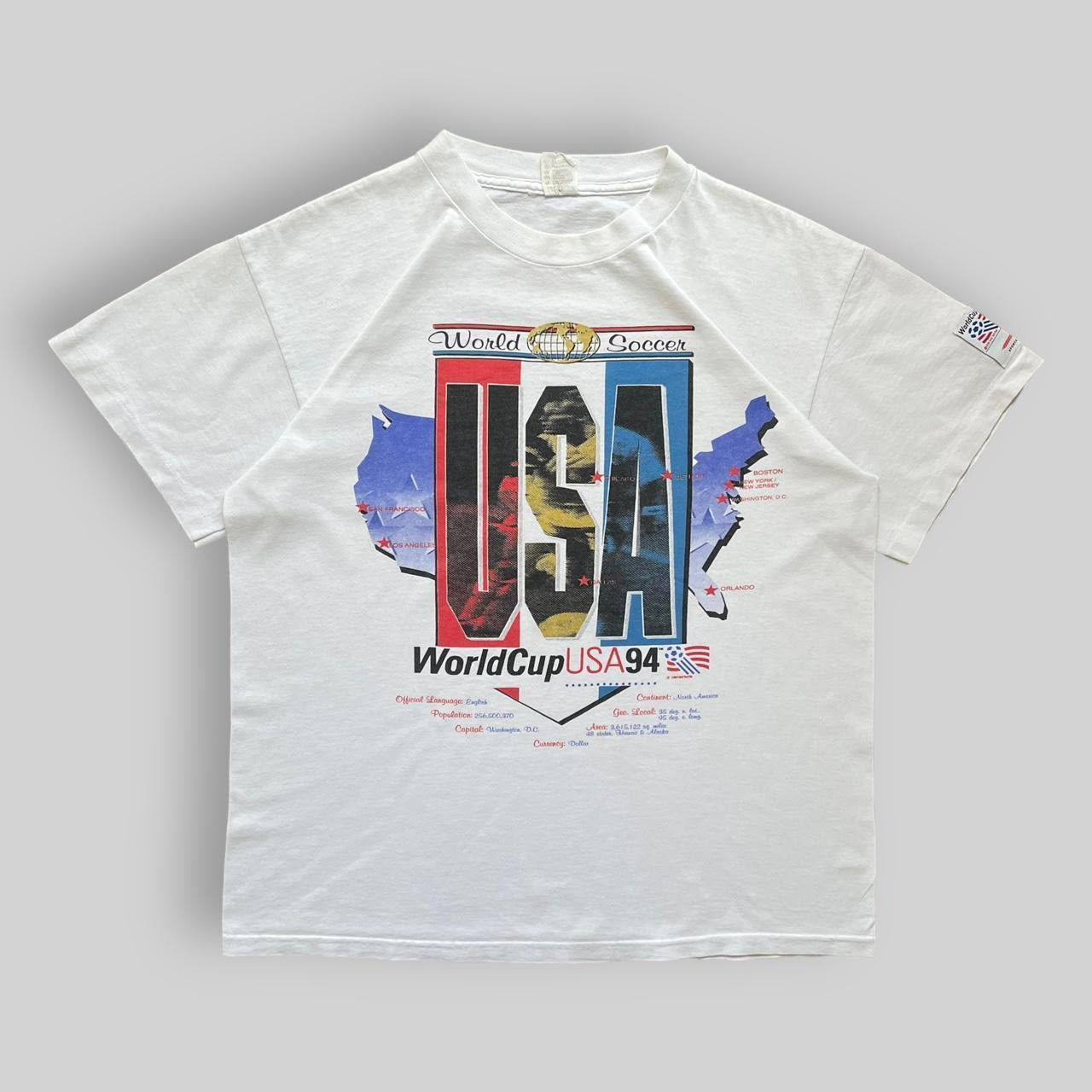USA 1994 World Cup Graphic T Shirt (Large)