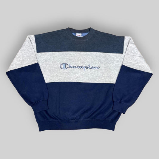 Champion Spellout Colour Block Sweatshirt (Large)
