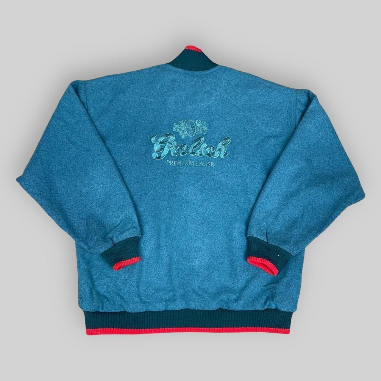 Vintage Grolsch Lager Bomber Jacket