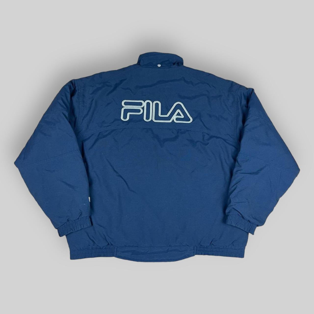 Vintage Fila Spellout Puffer Jacket