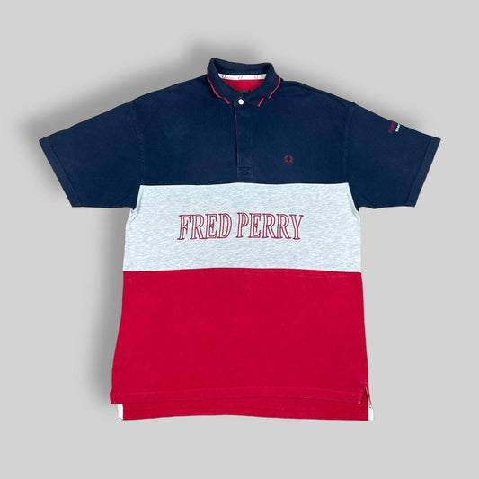 Vintage Fred Perry Spellout Polo Shirt (Large)